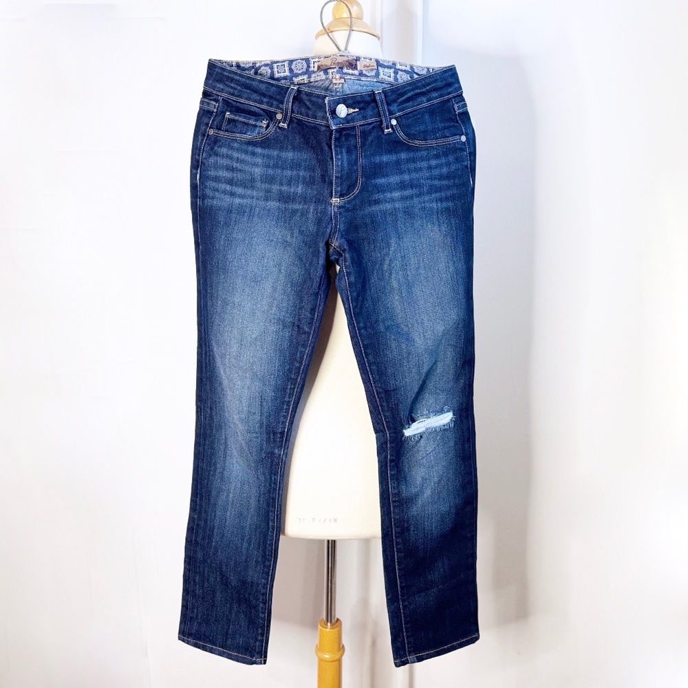 Paige Women Skyline Skinny Jeans Size 27 Blue